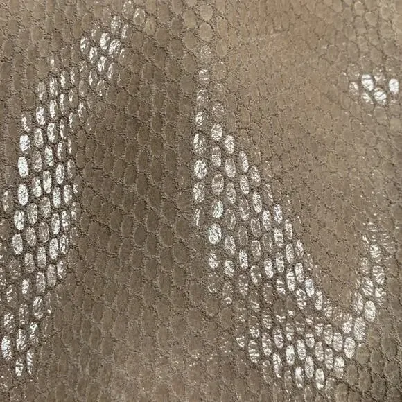 Margot Robbie Textured Leather Crossbody in Tan Gray - Picture 9 of 10